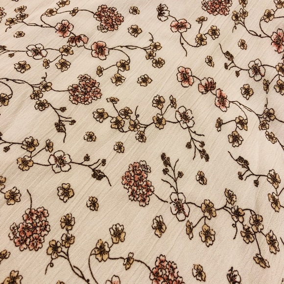 Floral print zip-up skater skirt l. NWT sz Large - Picture 7 of 8